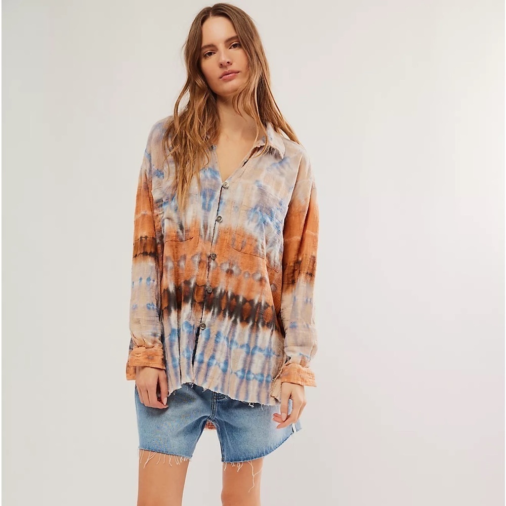 NWT Resonance Muslin Longline Top